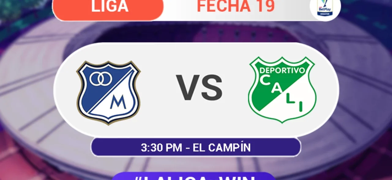 En vivo: Mira aquí el partido de Millonarios vs. Cali